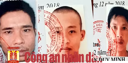 Truy nã 3 phạm nhân trốn khỏi Trại tạm giam Công an tỉnh Kiên Giang