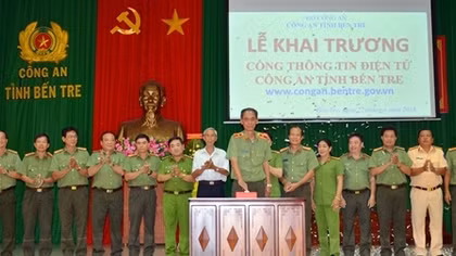 Cổng thông tin điện tử Công an tỉnh Bến Tre chính thức hoạt động