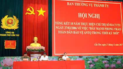 TP Cần Thơ đẩy mạnh phong trào Toàn dân bảo vệ ANTQ trong thời kỳ mới