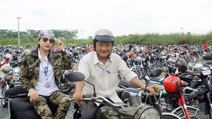 Hoa mắt chiêm ngưỡng hơn 2.000 chiếc Honda 67 hội tụ tại Cần Thơ