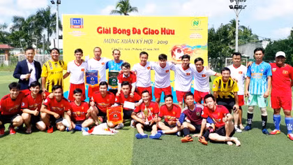 Sôi nổi Giải bóng đá giao lưu mừng Xuân Kỷ Hợi 2019