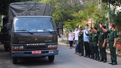 Bệnh viện dã chiến truyền nhiễm số 5 tham gia chống dịch tại TP Hồ Chí Minh