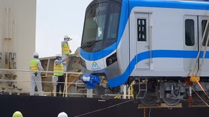 2 đoàn tàu tiếp theo của tuyến Metro số 1 về đến cảng Khánh Hội
