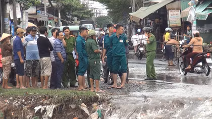 Nam thanh niên ở Bình Chánh bị nước cuốn trôi 