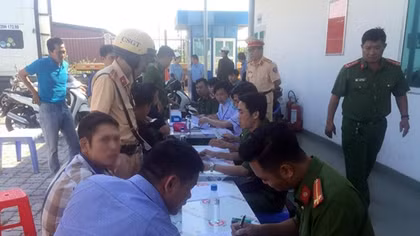 Nhiều tài xế xe đầu kéo dương tính với ma túy
