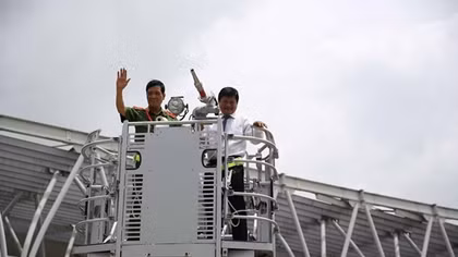 Nhiều thiết bị "độc" ra mắt tại triển lãm kỹ thuật và phương tiện PCCC