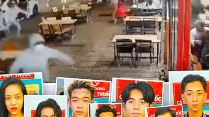 Mâu thuẫn trong bar, nhân viên truy đuổi đánh “thị uy” khách
