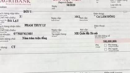 Người phụ nữ òa khóc khi chuyển 500 triệu đồng qua ngân hàng cho kẻ lừa đảo