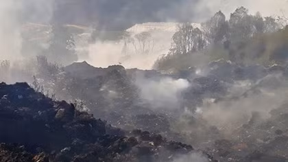 Cháy bãi rác ở Đà Lạt suốt 5 ngày vẫn chưa được khống chế