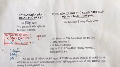 Làm rõ nghi vấn cán bộ Thanh tra làm giả giấy tờ