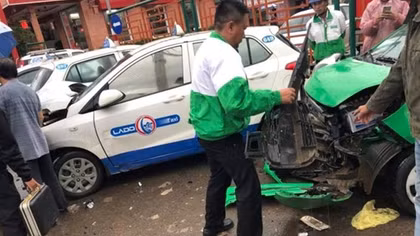 Con nghiện lái xe gây tai nạn liên hoàn nhiều người thoát chết