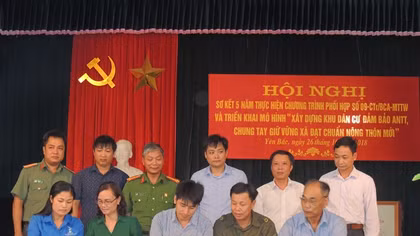  Đẩy mạnh phong trào toàn dân bảo vệ ANTQ ở địa bàn cơ sở