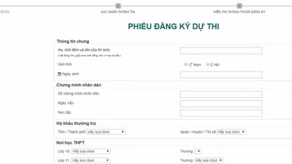 Đại học Quốc gia Hà Nội chính thức mở cổng đăng ký xét tuyển trực tuyến
