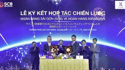 SCB ký hợp tác chiến lược với Ngân hàng Nhật Bản Kiraboshi