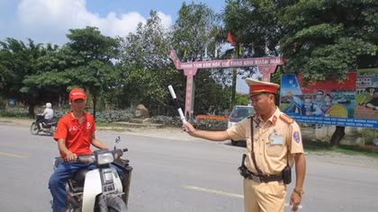 Chuyện cảm động ở một đơn vị Cảnh sát giao thông