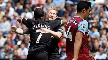 Hủy diệt WestHam, ManCity "khai nòng" tưng bừng