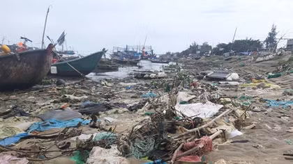  Ngao ngán vì ô nhiễm môi trường bến cá An Lương, Quảng Nam