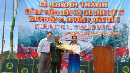 Nữ cựu chiến binh nặng lòng với các anh hùng, liệt sĩ