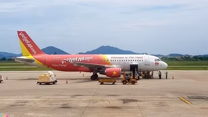 Máy bay Vietjet lại gặp trục trặc ở sân bay Nội Bài