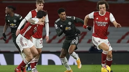Bị Arsenal cầm hòa, MU hụt hơi trước ManCity