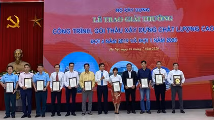 Trao giải Công trình chất lượng cao cho Sân bay quốc tế Vân Đồn