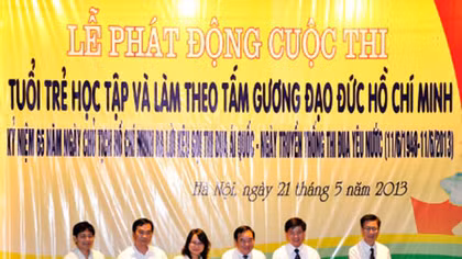 Cuộc thi “Tuổi trẻ học tập và làm theo tư tưởng, đạo đức, phong cách Hồ Chí Minh”