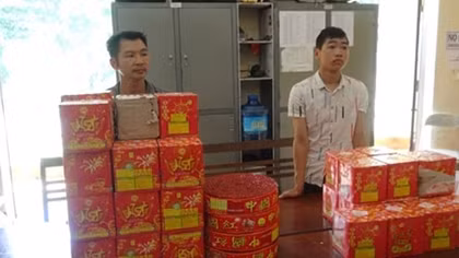 Dùng xe máy vận chuyển 67kg pháo từ Cao Bằng về Thái Nguyên