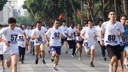 Bộ Công an xếp thứ 3 toàn đoàn giải chạy báo Hà Nội mới mở rộng