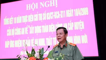 Giữ vững an ninh trật tự ngay từ cơ sở