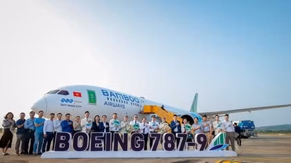 Bamboo Airways đón chiếc Boeing 787-9 Dreamliner tiếp theo mang tên “Quy Nhon City”
