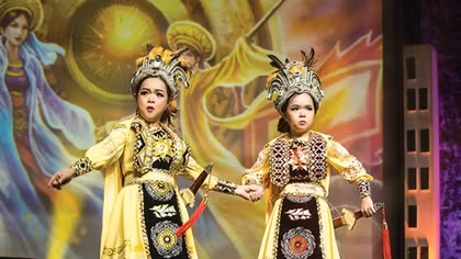 Cặp song ca tí hon Thanh Hằng – Thanh Hà: Hát từ nửa vòng Trái đất