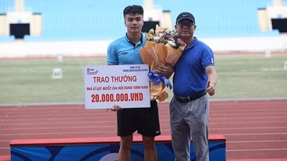 VĐV điền kinh của CAND phá kỷ lục quốc gia