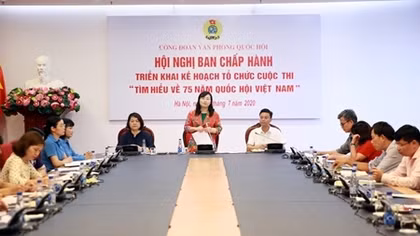 Triển khai tổ chức cuộc thi “Tìm hiểu về 75 năm Quốc hội Việt Nam”