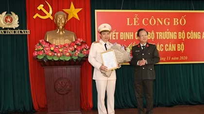 Công an Hà Nam có tân Phó Giám đốc 