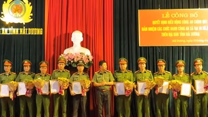 Hải Dương điều động công an chính quy về xã, thị trấn