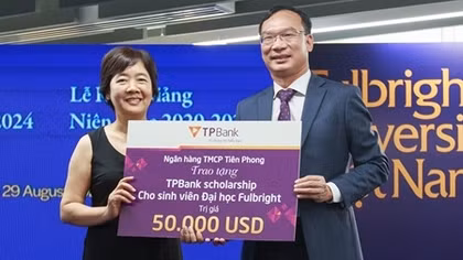 TPBank trao học bổng 50.000 USD cho sinh viên Đại học Fulbright Việt Nam
