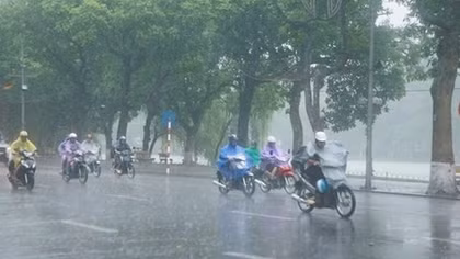 Thời tiết ngày 19-5: Mưa dông diện rộng ở Bắc Bộ và Trung Bộ