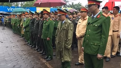 Tăng cường lực lượng bảo đảm an ninh Lễ Khai ấn đền Trần