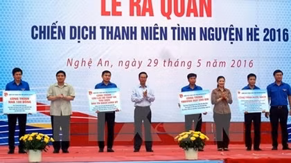Sôi nổi các hoạt động tình nguyện tại chỗ