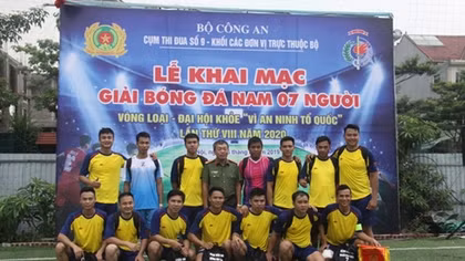 Khai mạc giải bóng đá nam Cụm thi đua số 9