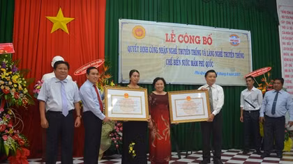 Công nhận làng nghề truyền thống nước mắm Phú Quốc