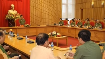 Thứ trưởng Nguyễn Văn Sơn gặp mặt một số đơn vị nhân Ngày truyền thống lực lượng CAND