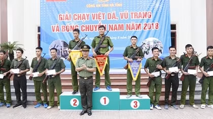 Hấp dẫn hội thao Công an Hà Tĩnh năm 2018