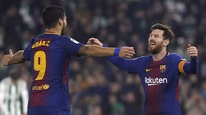 Messi và Suarez lập cú đúp, Barca đè bẹp Real Betis