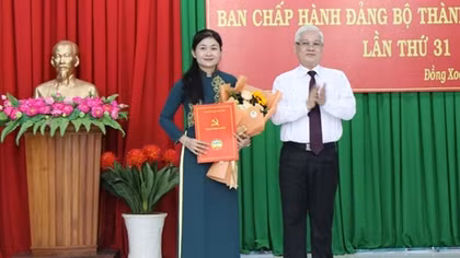 TP Đồng Xoài có tân nữ bí thư trẻ