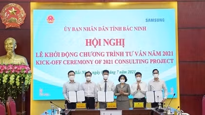 Samsung khởi động dự án tư vấn cải tiến doanh nghiệp cùng tỉnh Bắc Ninh thực hiện mục tiêu kép