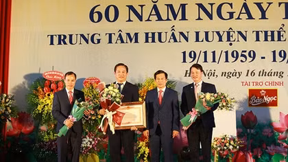 Trung tâm Huấn luyện thể thao quốc gia Hà Nội kỷ niệm 60 năm thành lập