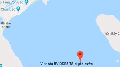 Cứu nạn tàu đánh cá và 8 ngư dân an toàn