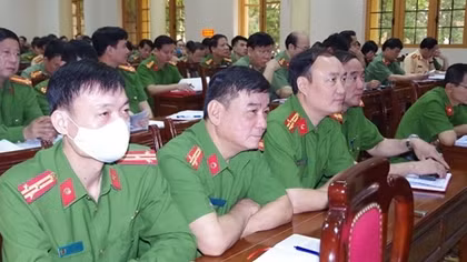 Công an Thái Nguyên học tập, quán triệt Văn kiện Đại hội Đảng bộ Công an Trung ương