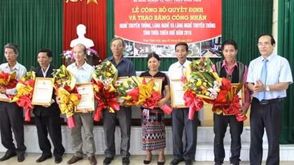Công nhận làng nghề truyền thống 500 năm tuổi